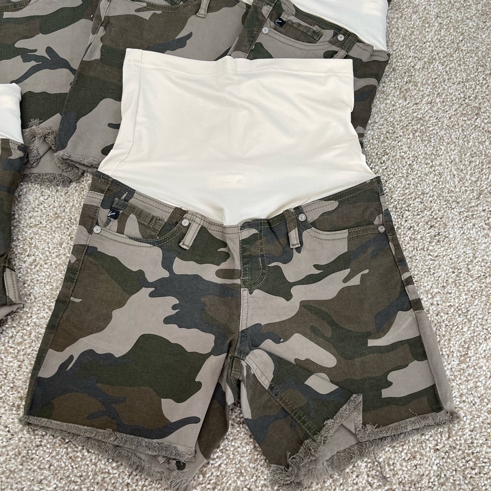 Maternity Camo Kancan Jean shorts